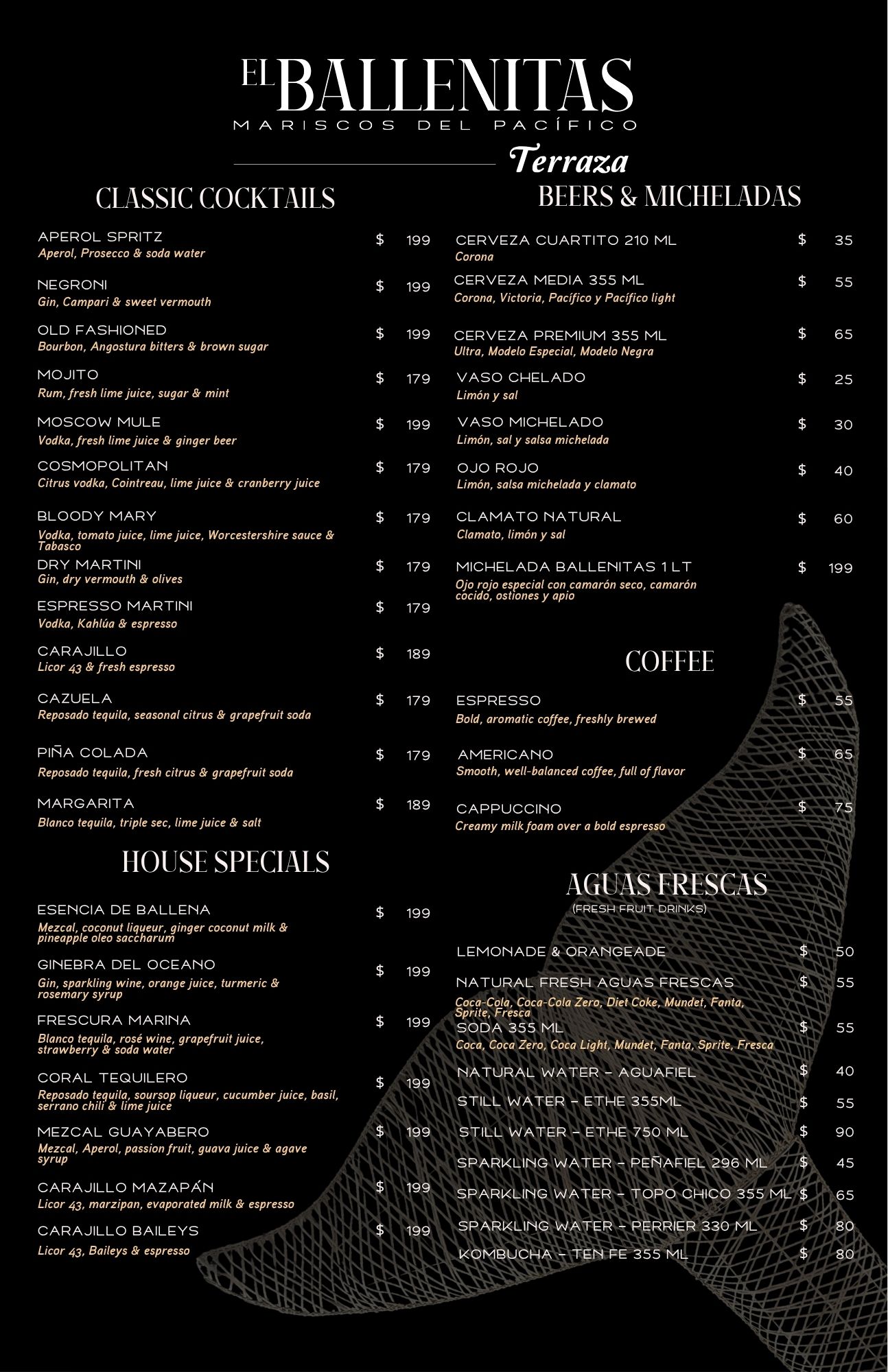 Drinks Menu - Part 2