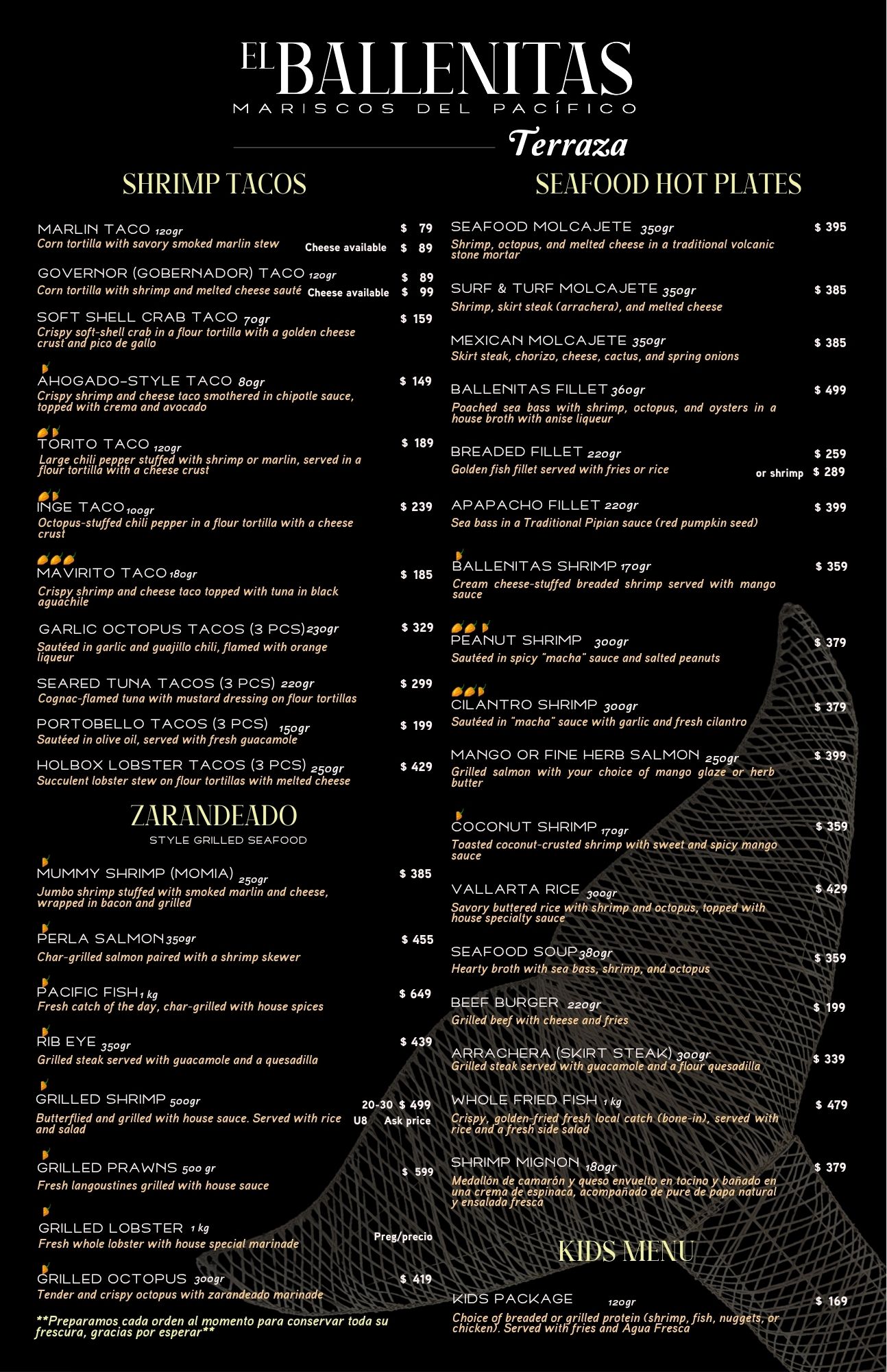 English Menu - Part 2