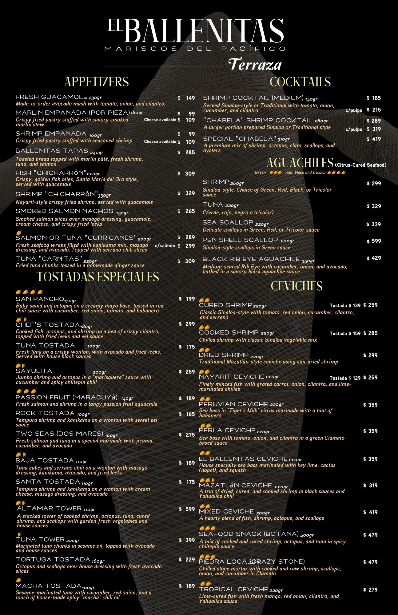 English Menu - Part 1